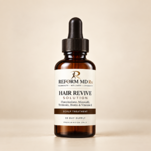 Female Hair Loss (Biotin, Finasteride, GHK-Cu, Ketoconazole, Latanoprost, Minoxidil, Spironolactone, Topical Steroids (Fluocinolone), Tretinoin, and/or Vitamin E)
